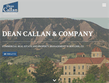 Tablet Screenshot of deancallanpm.com